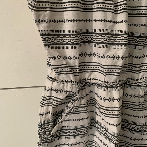 Girls black and white summer dress - Picture 5 of 6